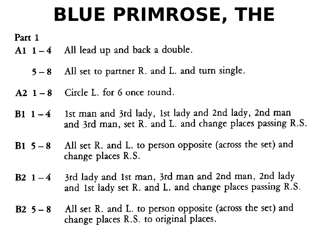 Blue Primrose, The (dance)