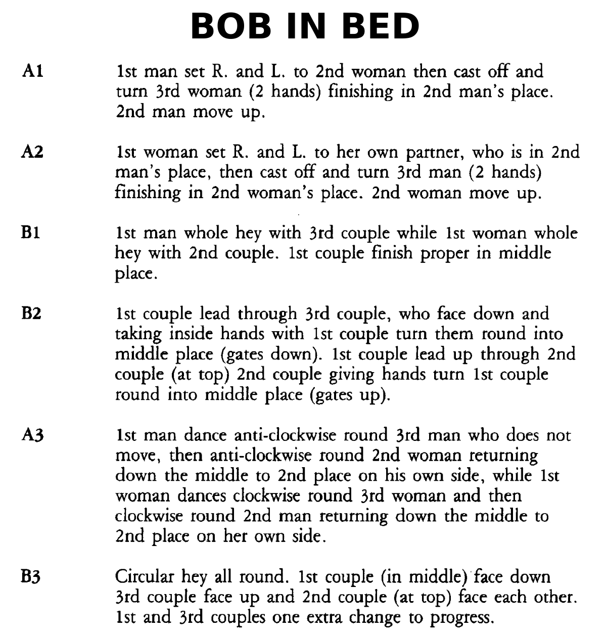 Bob In The Bed (dance)