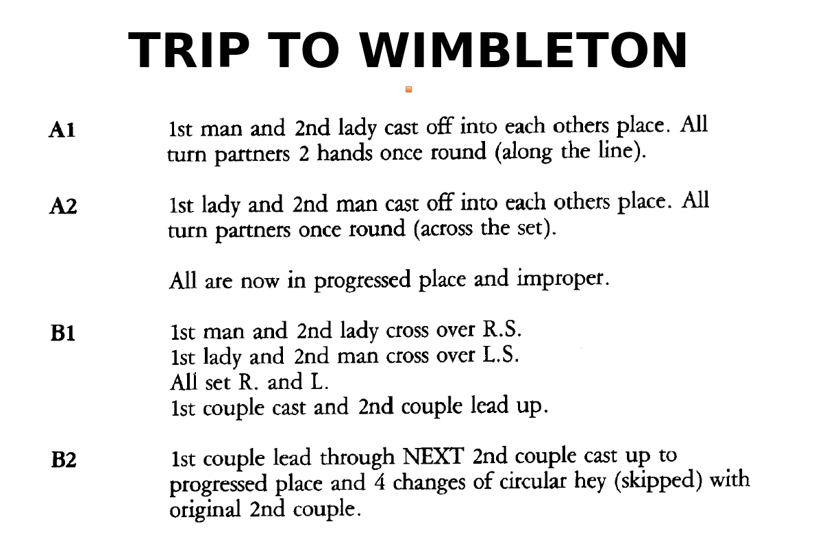 Trip To Wimbleton, A (dance)