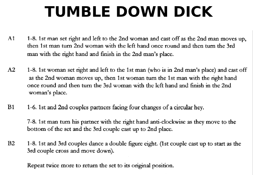 Tumble Down Dick (dance)
