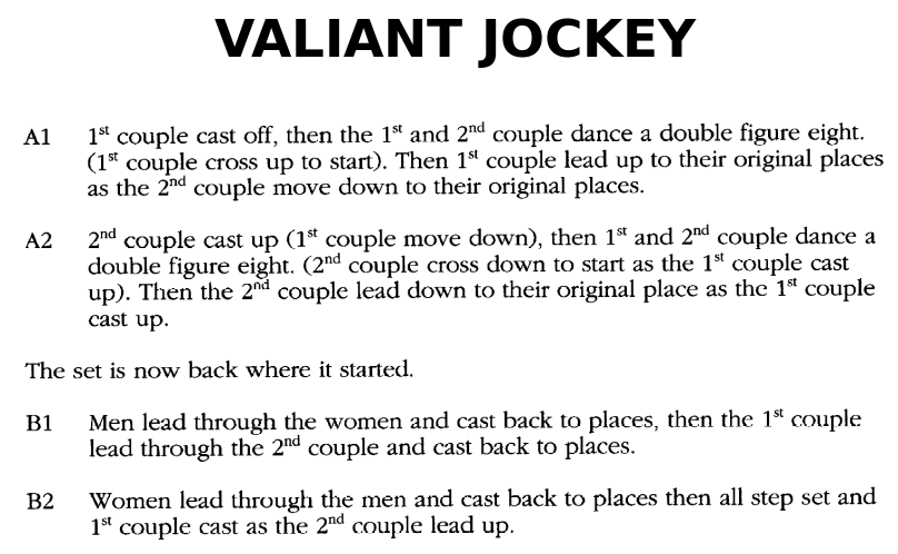 Valiant Jockey (dance)