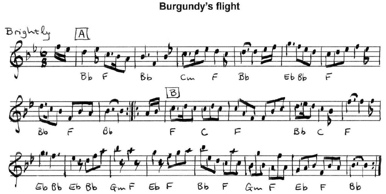 Burgundy's Flight (music)
