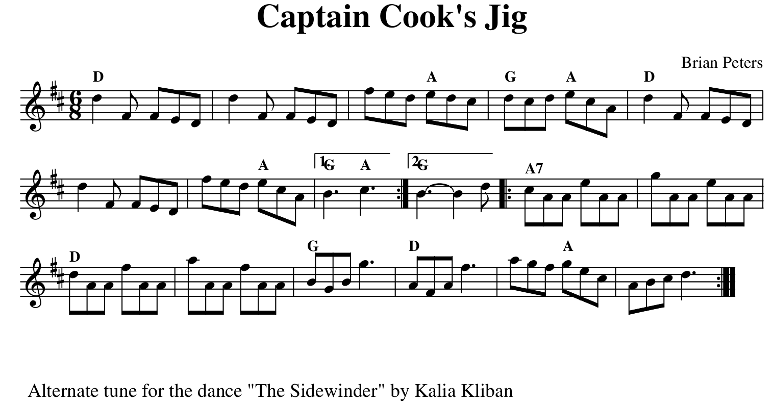 Captain Cook's Jig Captain Cook's Jig