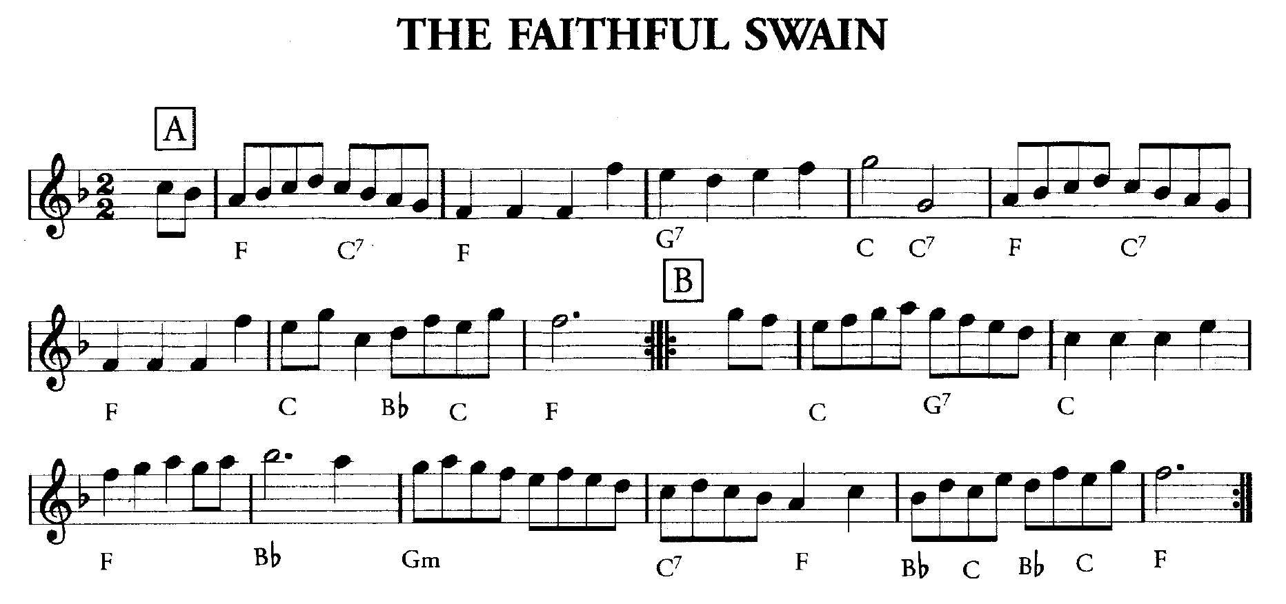 Faithful Swain, The (music)