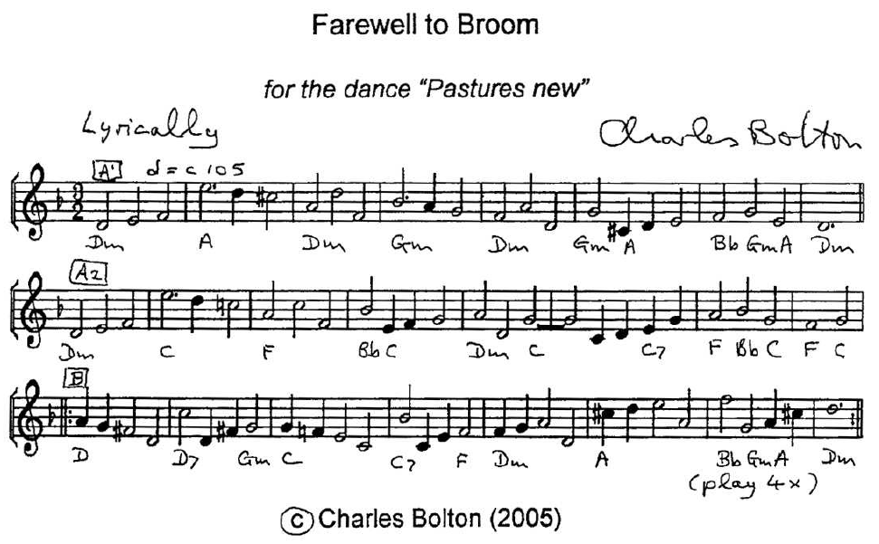 Farewell To Broom (for Pastures New)