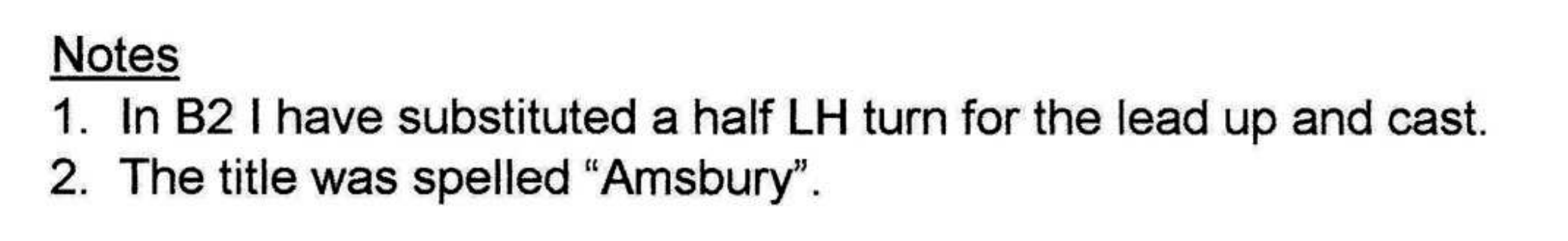 Amesbury (notes)