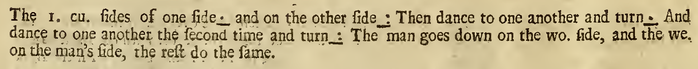 Joan's Plackett - 17th century dance